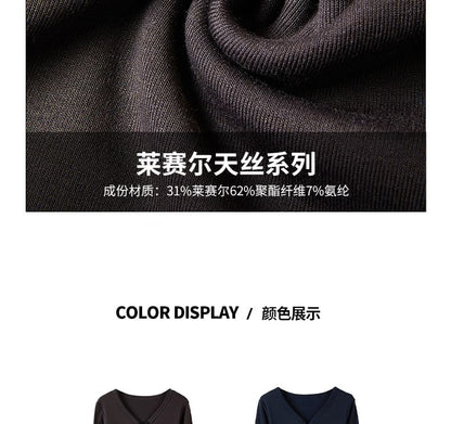 Slim-Fit Henley Long-Sleeved Tee