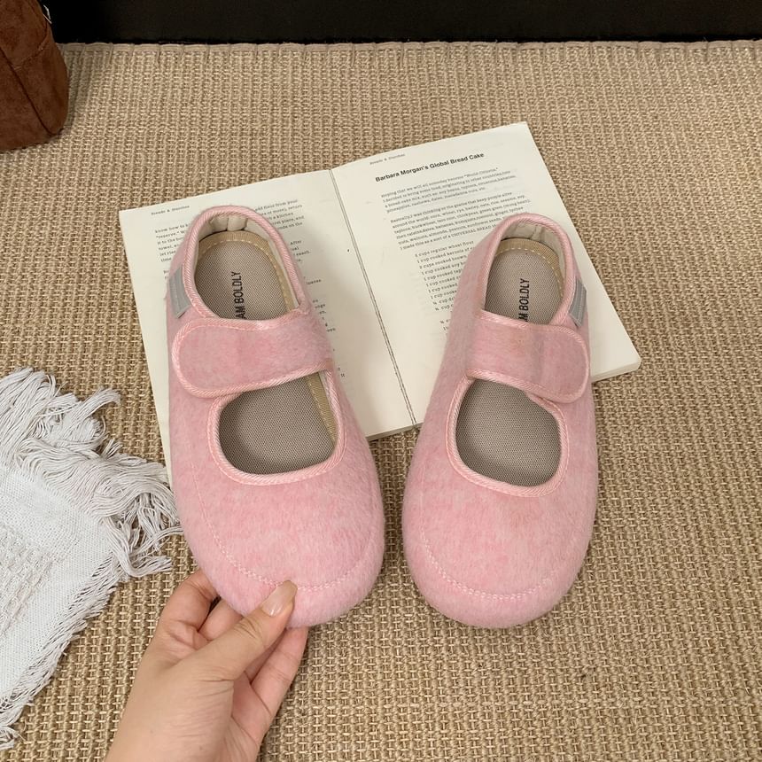 Felt Mary Jane Mules