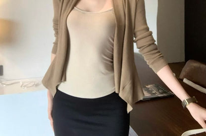 Cardigan, Cami Top & Mini Skirt Set