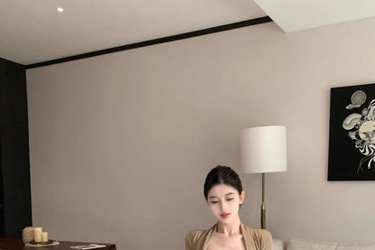 Cardigan, Cami Top & Mini Skirt Set