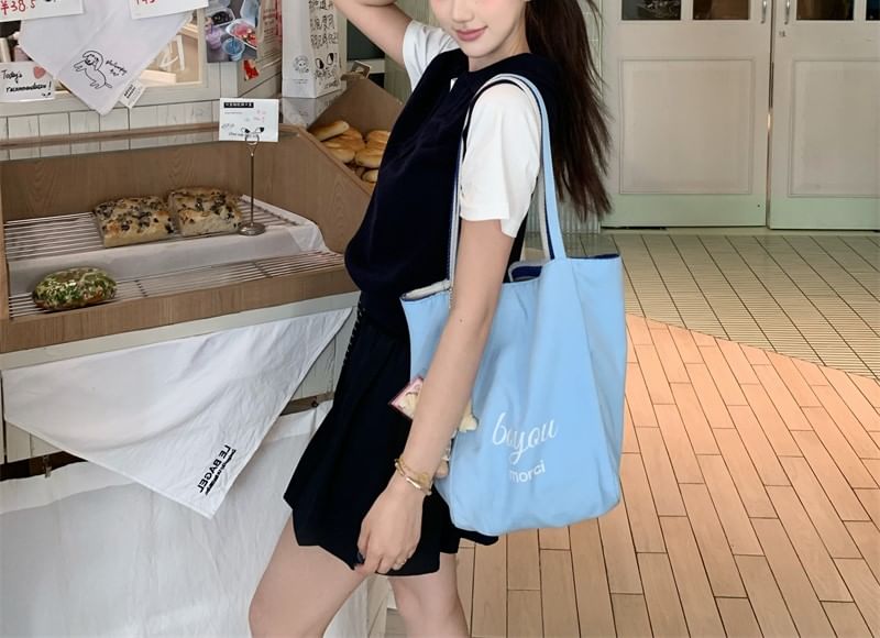 Mock Two-Piece Polo Top with Short Sleeves and Mini Pleated Skirt
