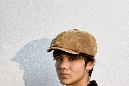 Corduroy Newsboy Cap