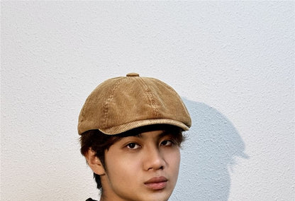 Corduroy Newsboy Cap