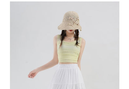 Plain Tiered Maxi A-Line Skirt