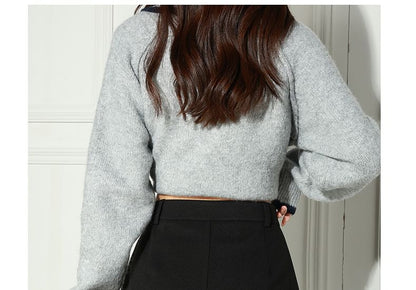 Plain Pleated Mini A-Line Skirt