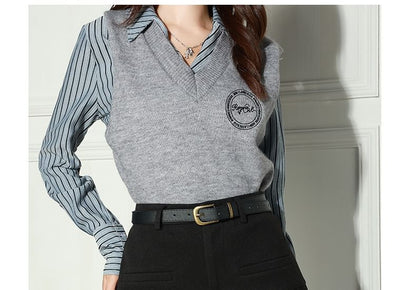 Plain Pleated Mini Skirt with Belt Set