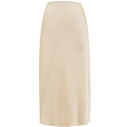 High Rise Plain Pencil Maxi Skirt