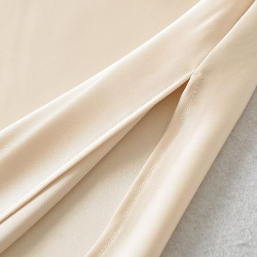 High Rise Plain Pencil Maxi Skirt