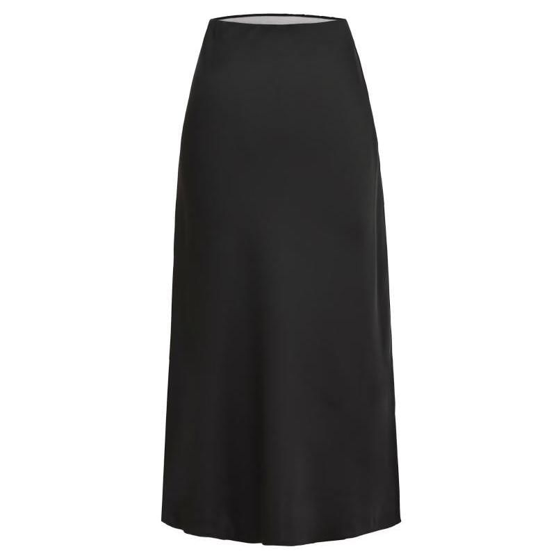 High Rise Plain Pencil Maxi Skirt