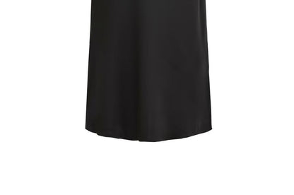 High Rise Plain Pencil Maxi Skirt