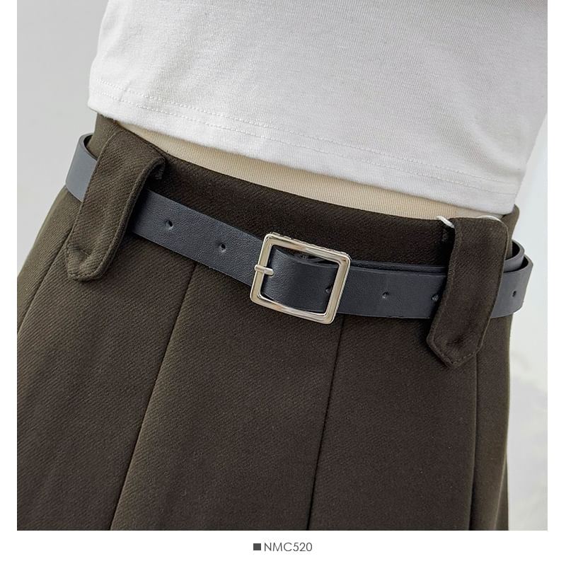 High Waist Mini Pleated A-Line Skirt