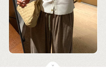Round Neck Plain Cardigan