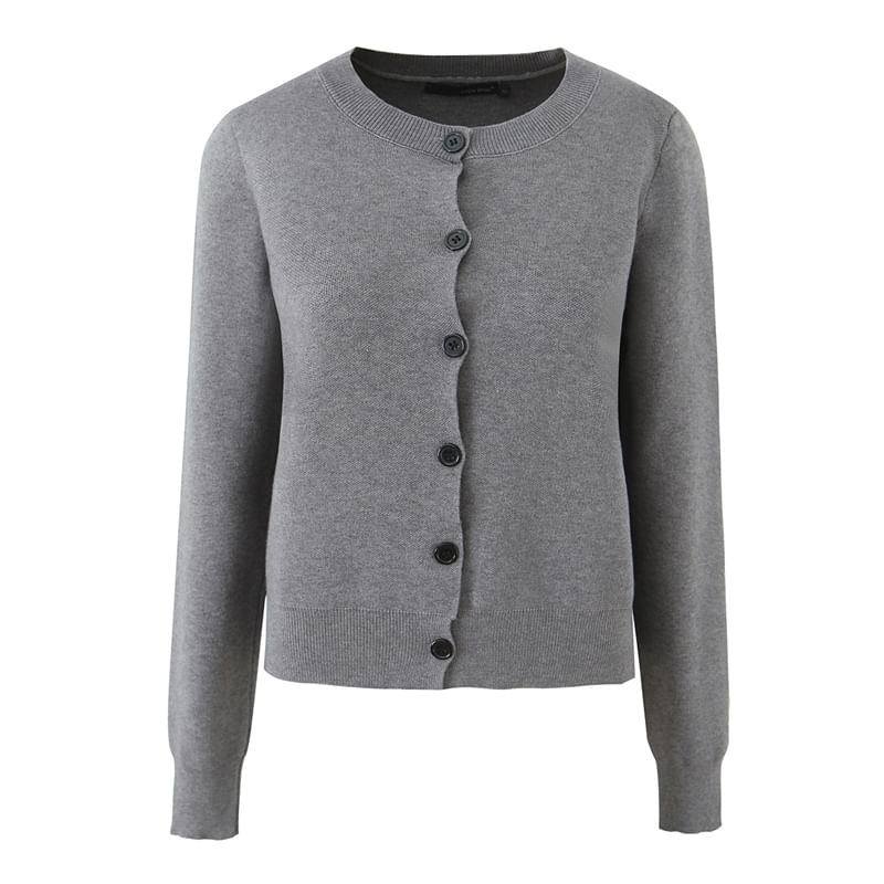 Crew Neck Ribbed Tank & Cardigan & Mini A-Line Skirt Set