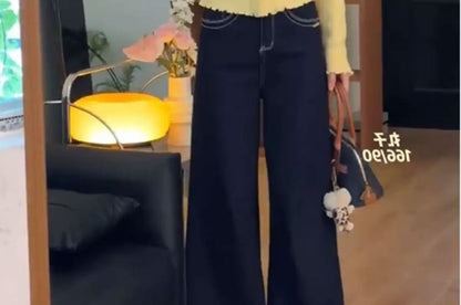Split Neck Lettuce Edge Ruched Button-Up Plain Crop Cardigan