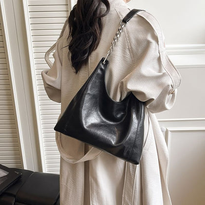 Chain Panel Shoulder Bag