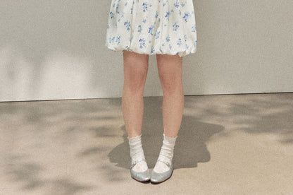 Plus Size Spaghetti Strap Floral Mini A-Line Dress /  Plain Cardigan