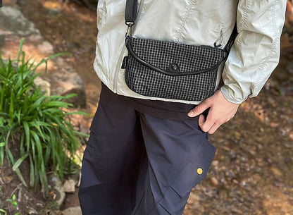 Plaid Flap Crossbody Bag