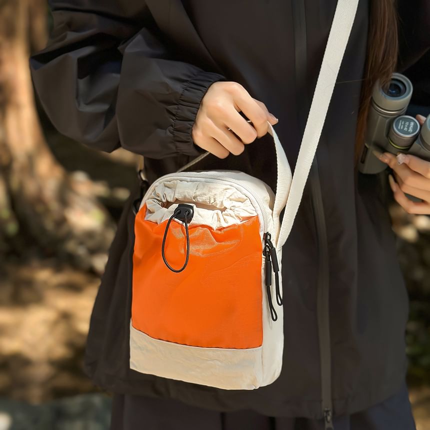 Drawstring Bucket Crossbody Bag
