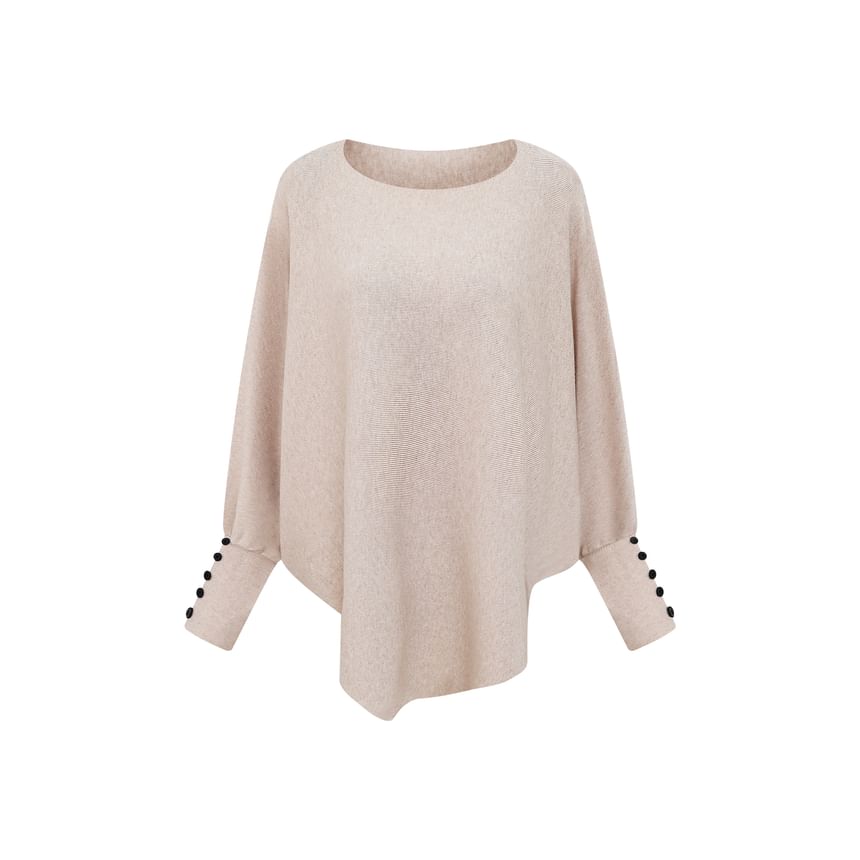 Sweater & Pencil Skirt Set - Batwing Sleeve, Boat Neck