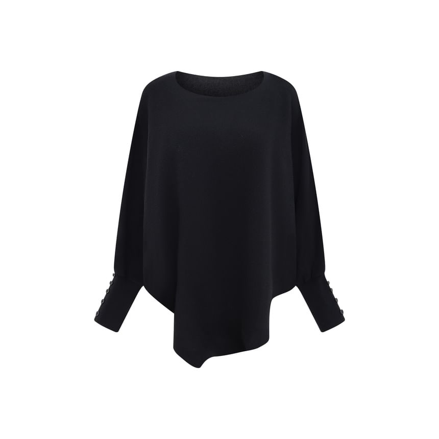 Sweater & Pencil Skirt Set - Batwing Sleeve, Boat Neck