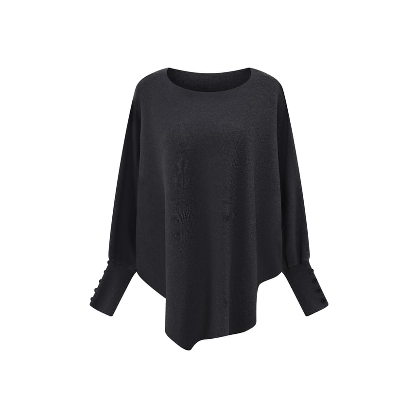 Sweater & Pencil Skirt Set - Batwing Sleeve, Boat Neck