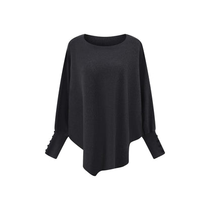Sweater & Pencil Skirt Set - Batwing Sleeve, Boat Neck