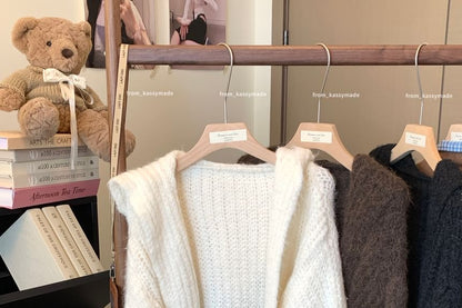 Plain Long Cardigan