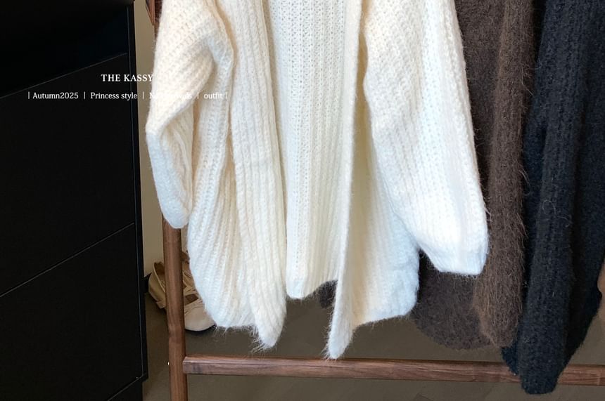 Plain Long Cardigan