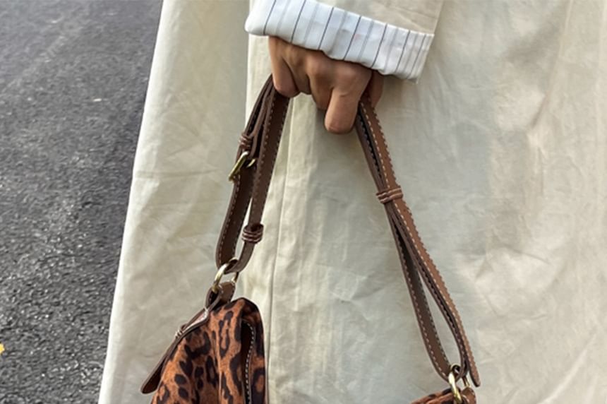 Leopard Print Shoulder Bag