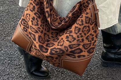 Leopard Print Shoulder Bag