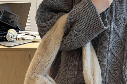 Fleece Shoulder Bag