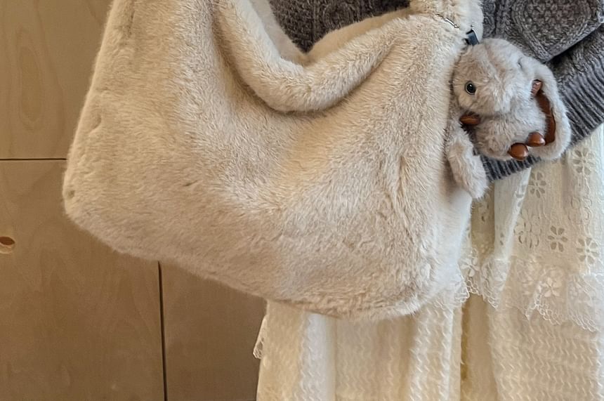 Fleece Shoulder Bag