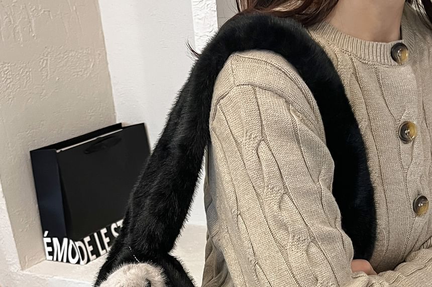 Fleece Shoulder Bag