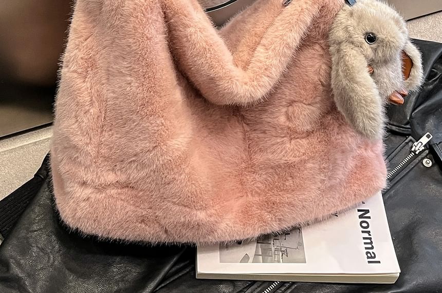 Fleece Shoulder Bag