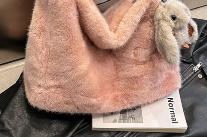 Fleece Shoulder Bag