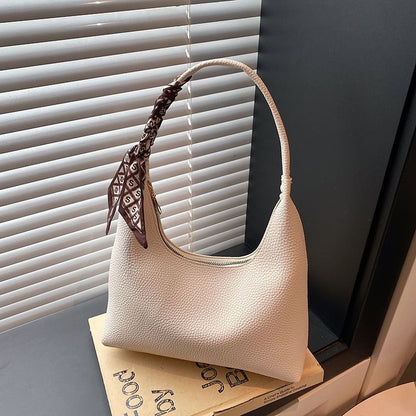 Faux Leather Shoulder Bag