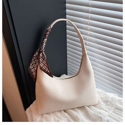 Faux Leather Shoulder Bag