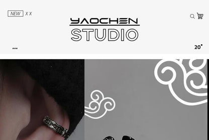 Textured Alloy Ear Cuff