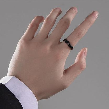 Textured Alloy Ring (Various Designs)