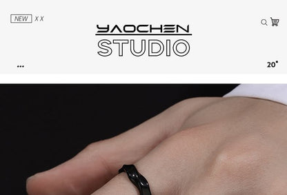 Textured Alloy Ring (Various Designs)