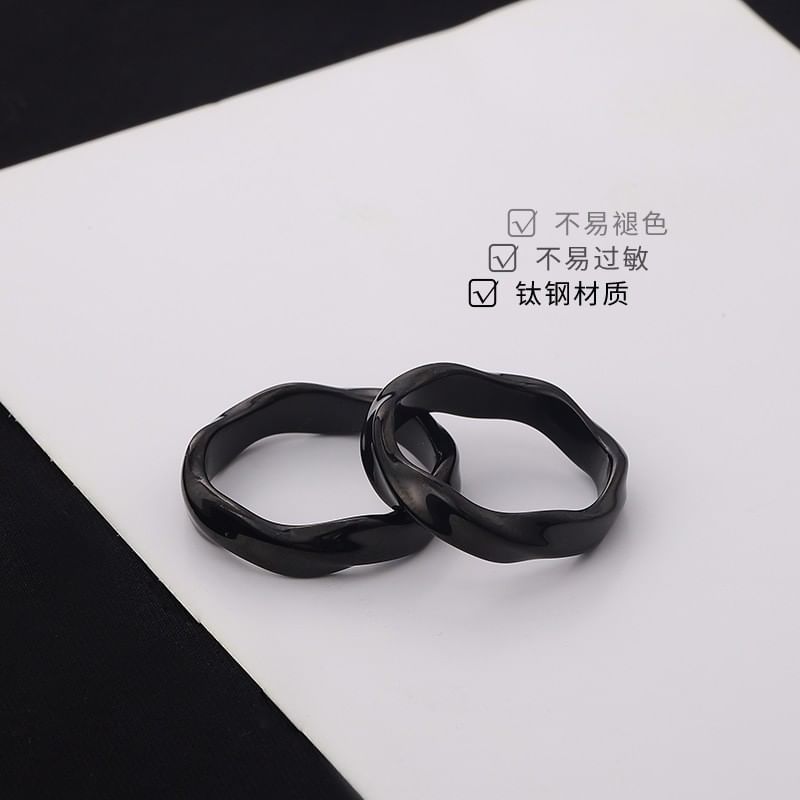 Textured Alloy Ring (Various Designs)