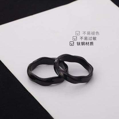 Textured Alloy Ring (Various Designs)