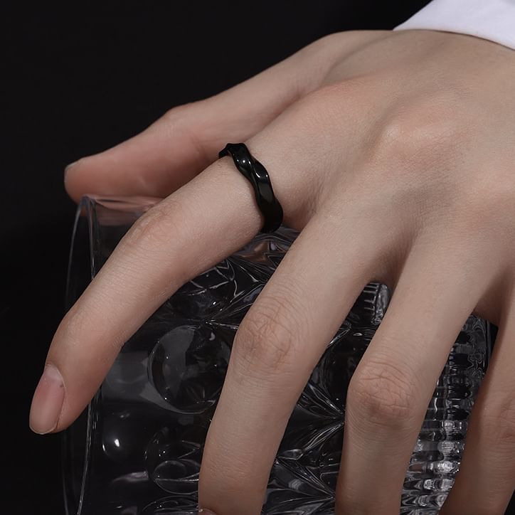 Textured Alloy Ring (Various Designs)