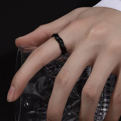 Textured Alloy Ring (Various Designs)