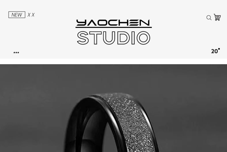 Frosted Alloy Ring