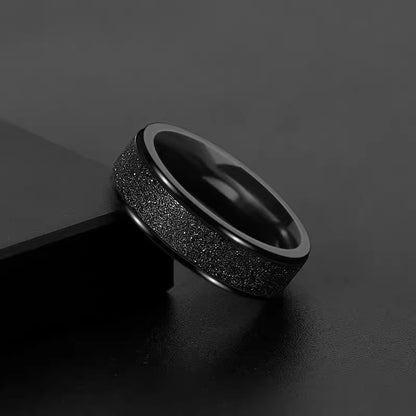 Frosted Alloy Ring