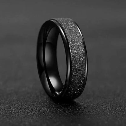 Frosted Alloy Ring