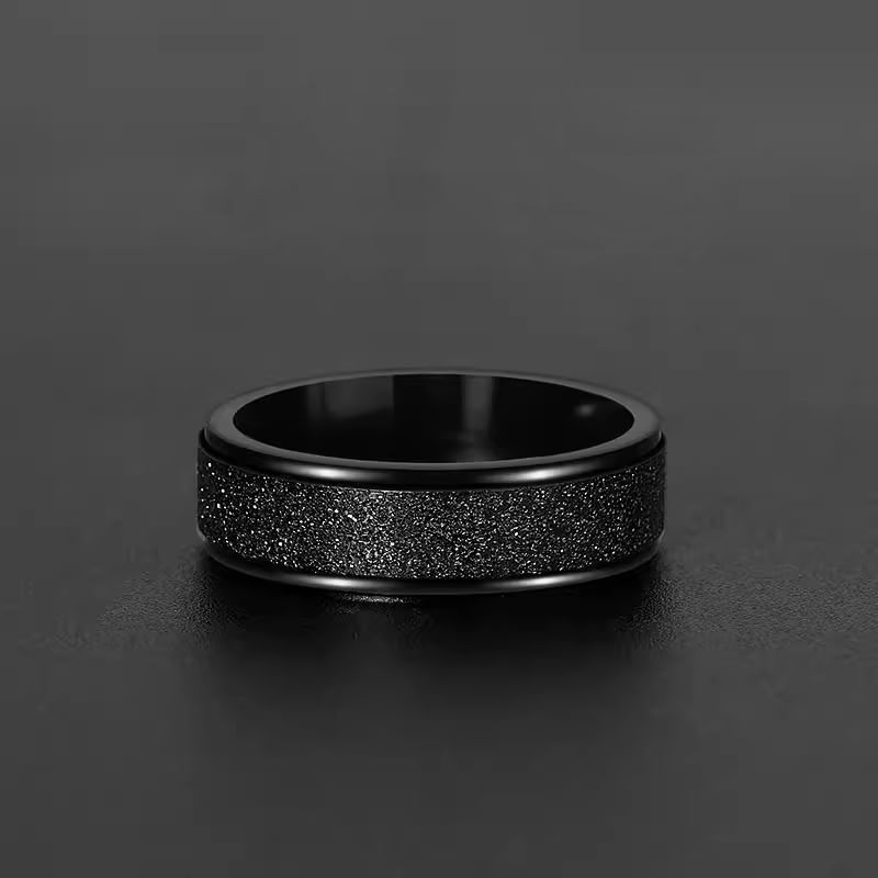 Frosted Alloy Ring
