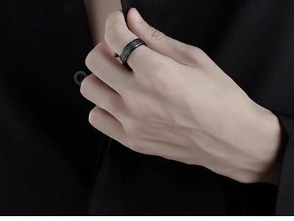 Frosted Alloy Ring