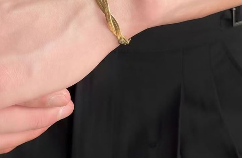 Helical Alloy Bracelet